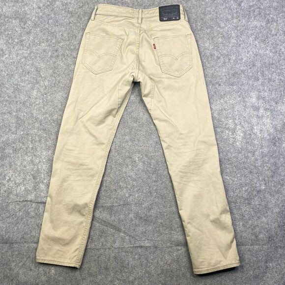 Levis Pants Men's 30X30 Beige 511 Commuter Gusseted Riding Zip Fly Stretch - Picture 6 of 10